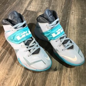 baby blue lebrons